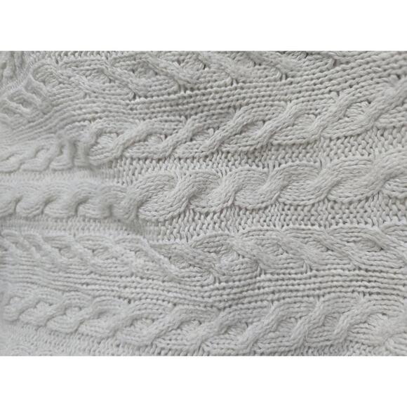 Preswick & Moore Women's Medium Cream Cable Knit Sweater - Picture 5 of 5